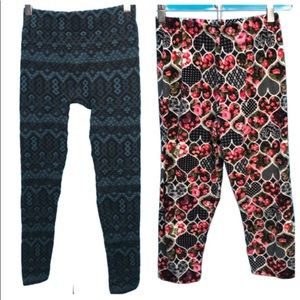 BUNDLE GIRLS LEGGINGS • ONE SIZE